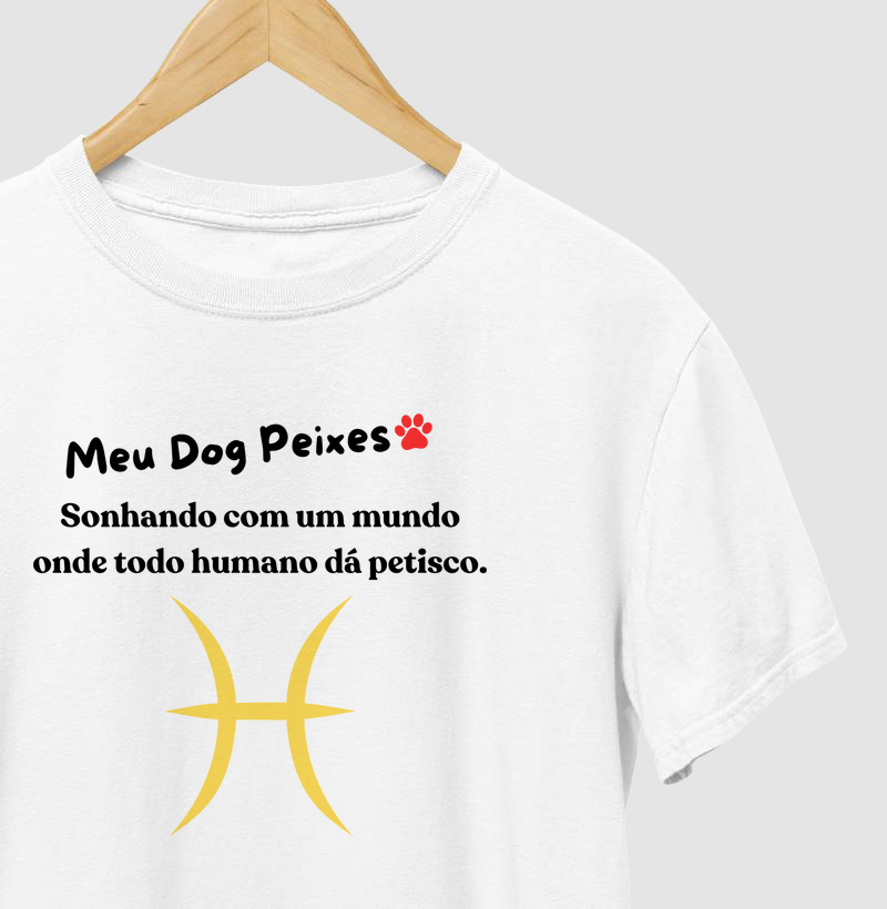 Camiseta Dog Peixes