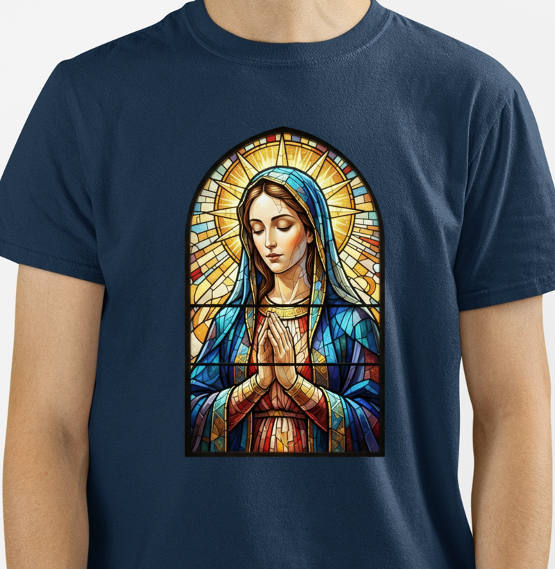 A paz de Maria. Coleção vitrais!