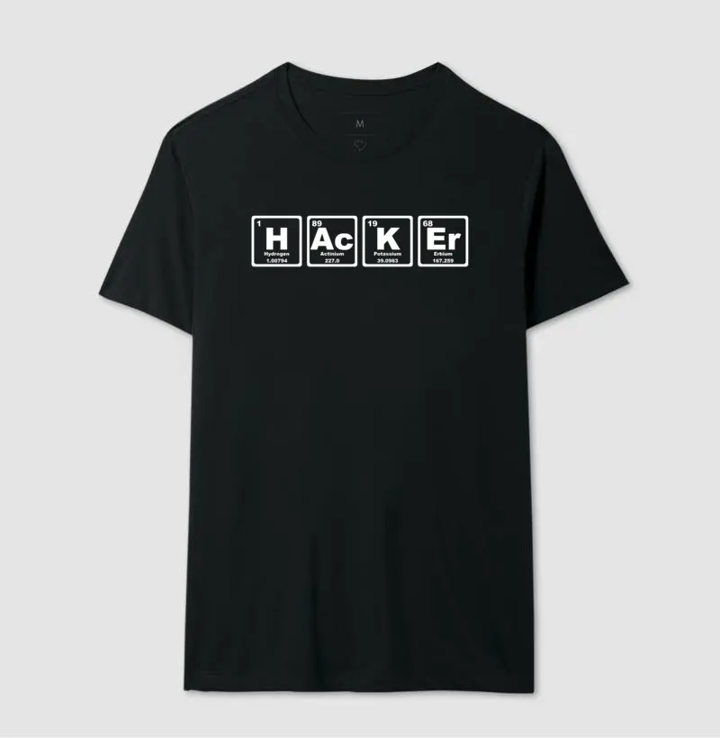 Estampa Hacker Tabela Periódica