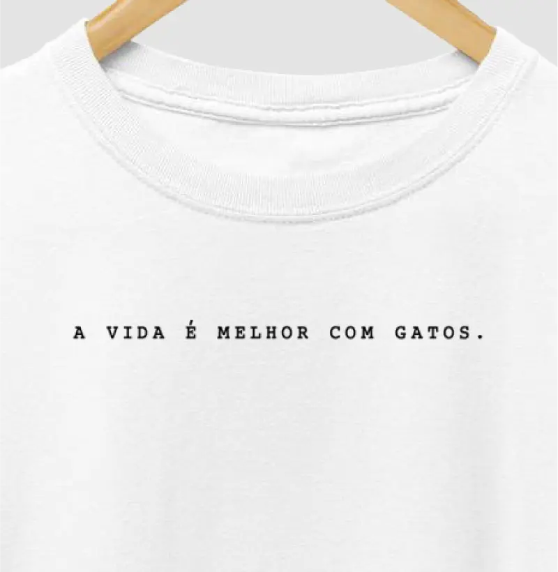 A VIDA É MELHOR COM GATOS.