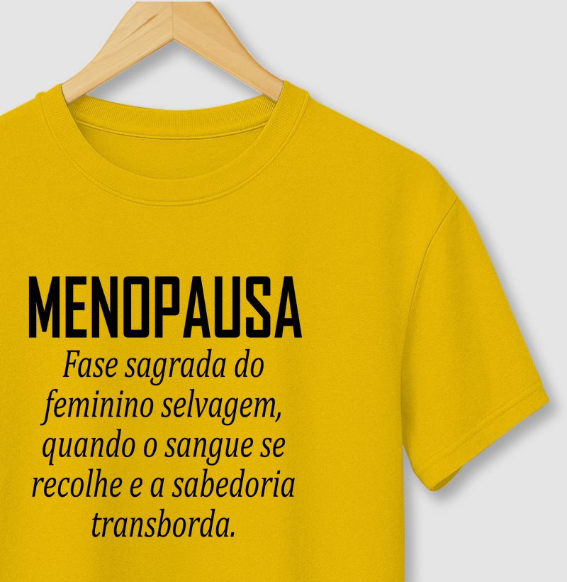 Camiseta Menopausa Significado