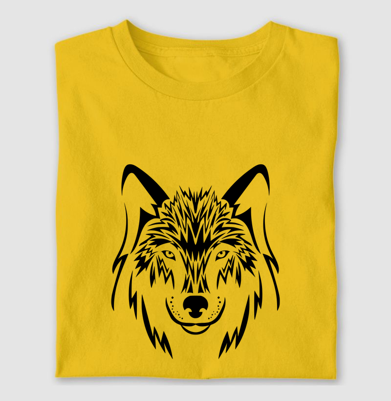 Camiseta Animalis 100% Algodão Lobo