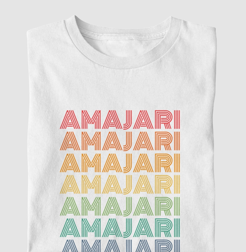 Amajari Letreiro Retrô