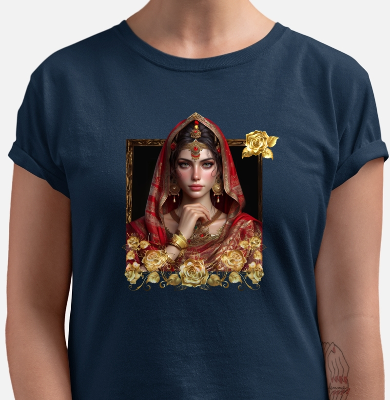 camiseta 100% Algodão - Cigana Jasmim