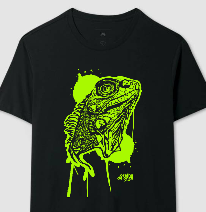 Iguana-verde - Grafite