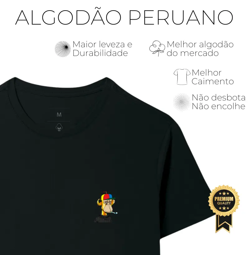 Bored Ape 2 - Algodão Peruano
