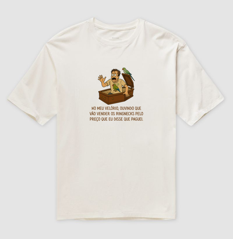 Camiseta Oversized - Comic Velório