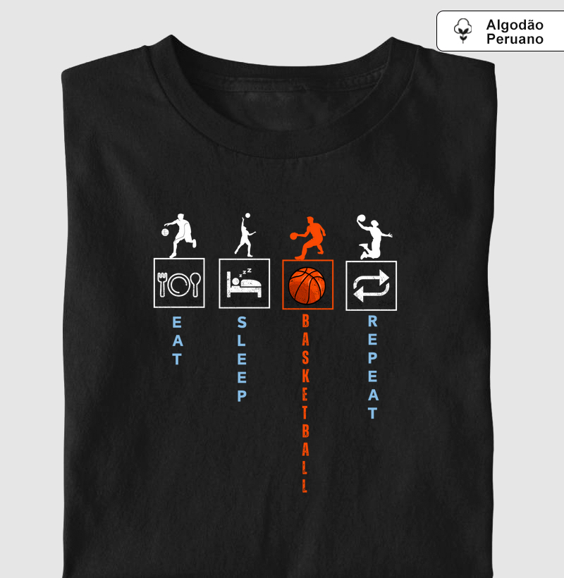 Eat Sleep Basketball Repeat