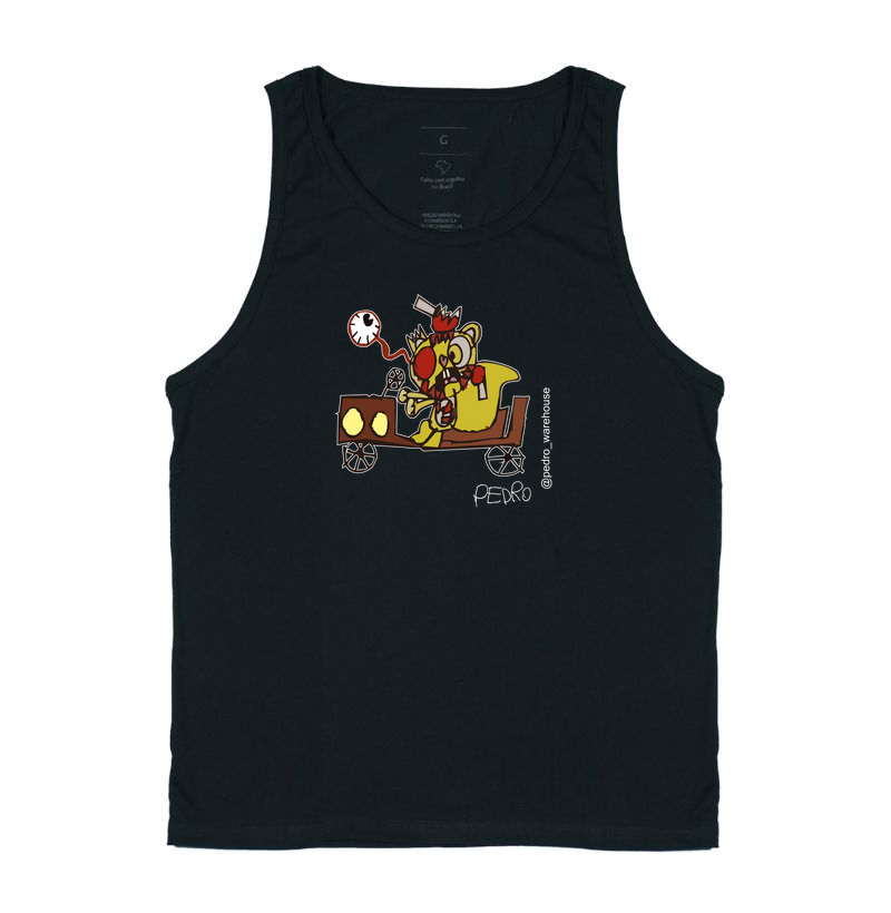 CAMISETA MASC/FEM - ESQUILO BALEADO