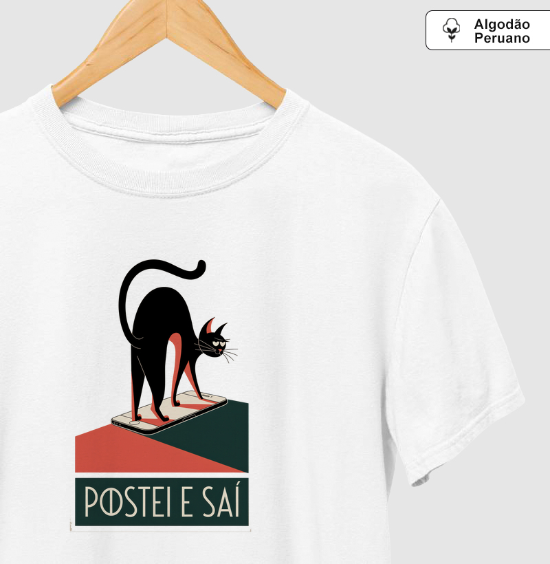 Postei e saí