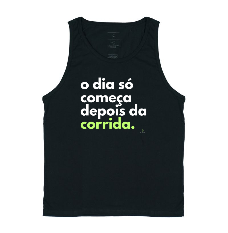 O dia só começa depois da corrida