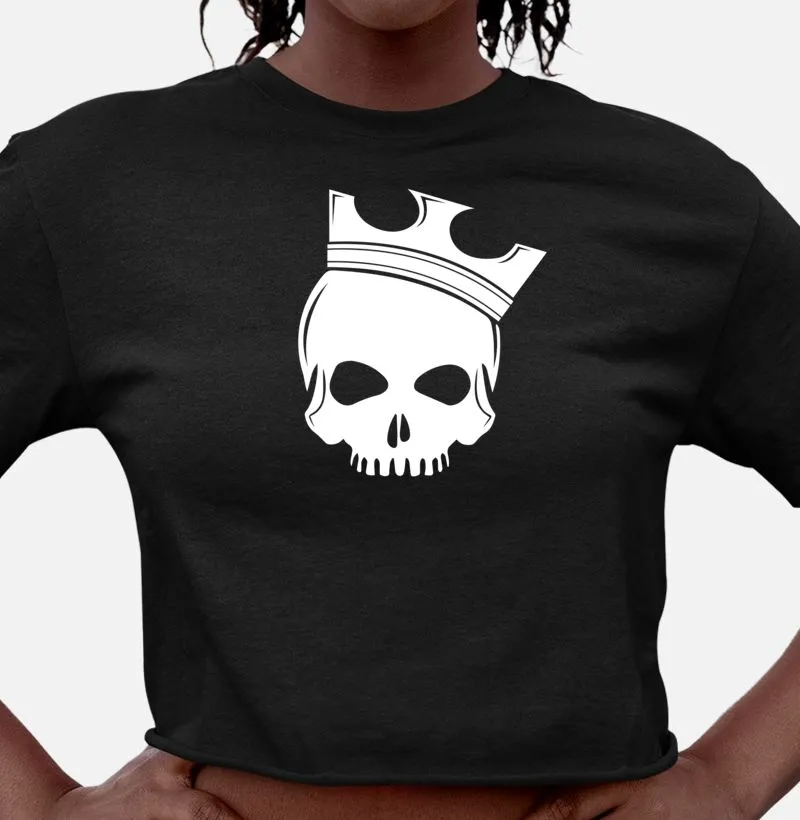 Basic Skull White - Cropped