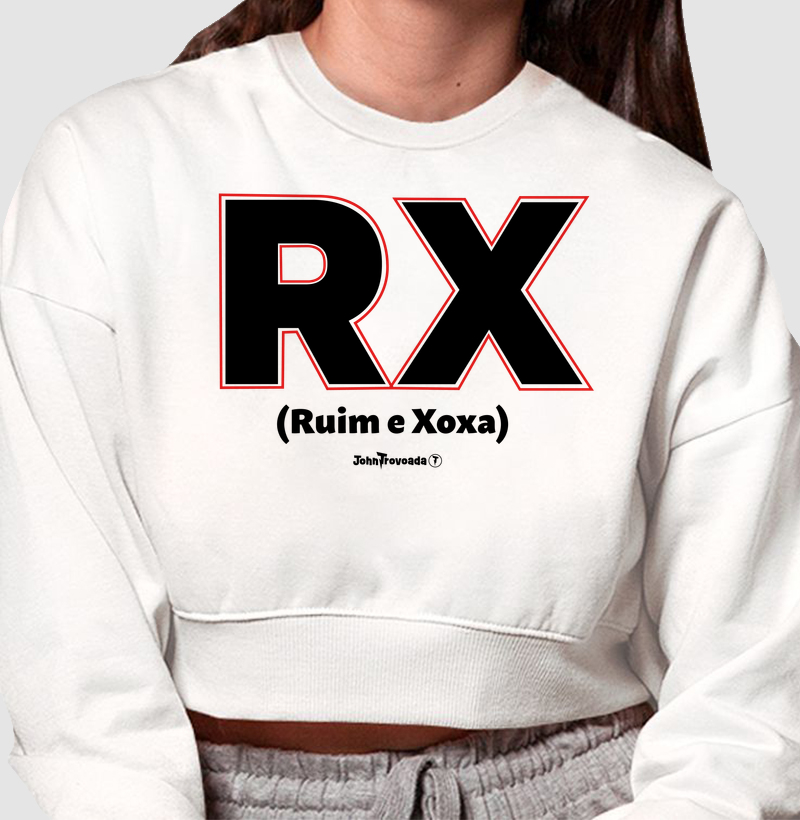 Cropped Moletom RX 