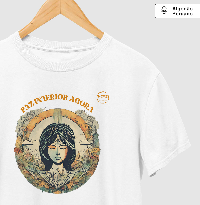 Camiseta Premium KIRI - Paz Interior Agora
