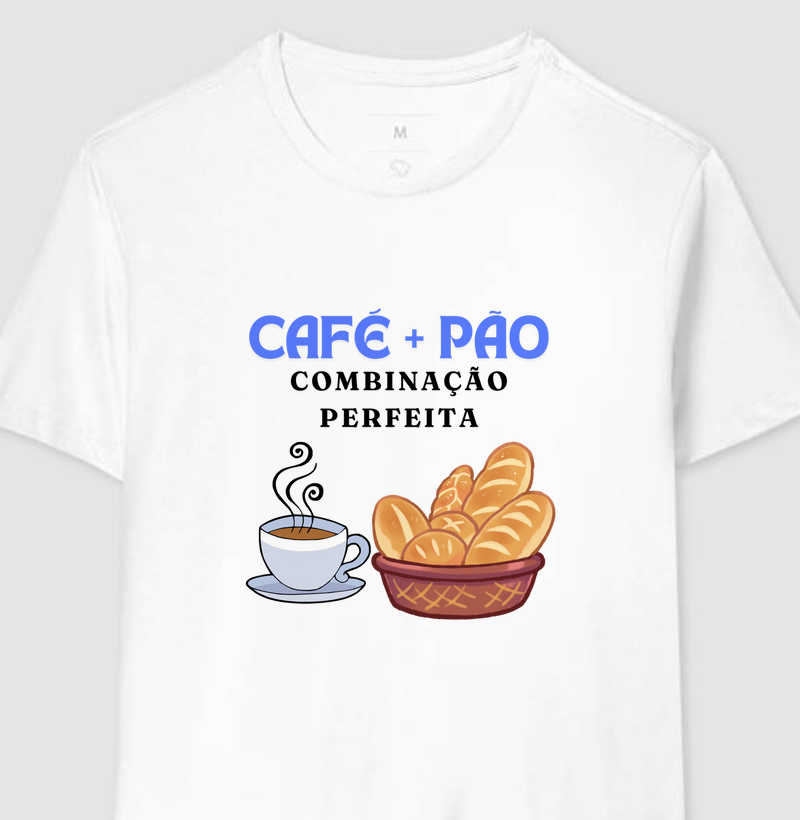Camiseta Café e Pão