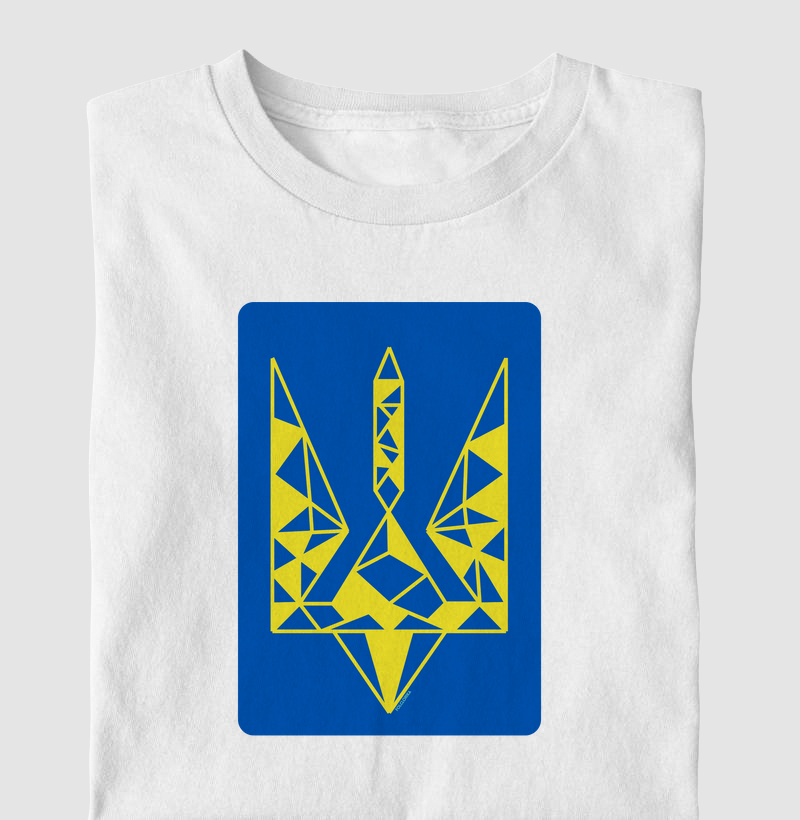 Tryzub Azul e Amarelo