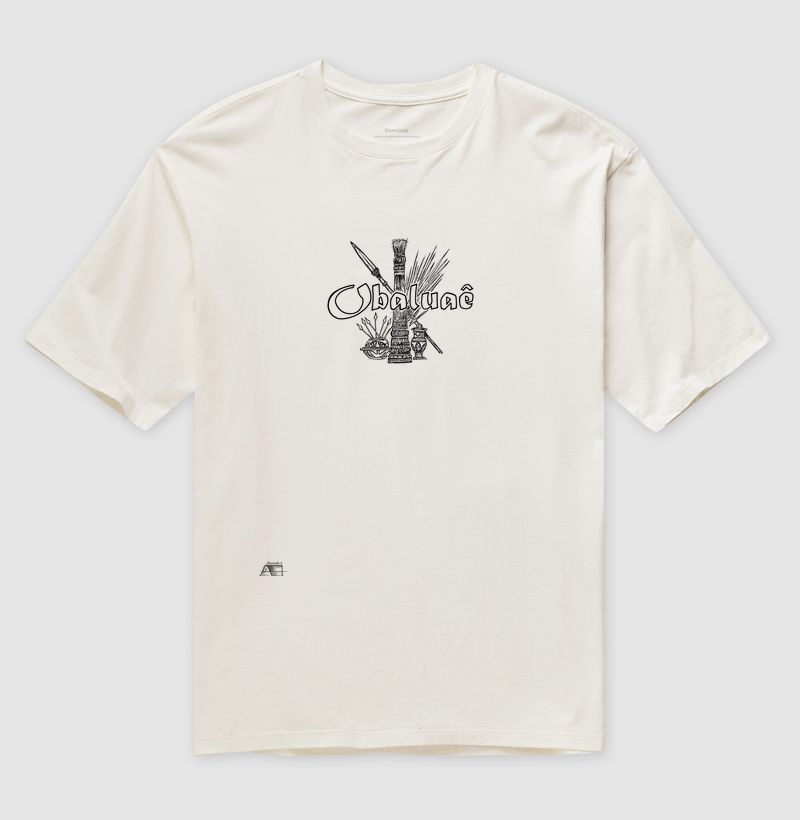 Camiseta Oversize Ferramenta de Obaluaê – O Senhor da Cura