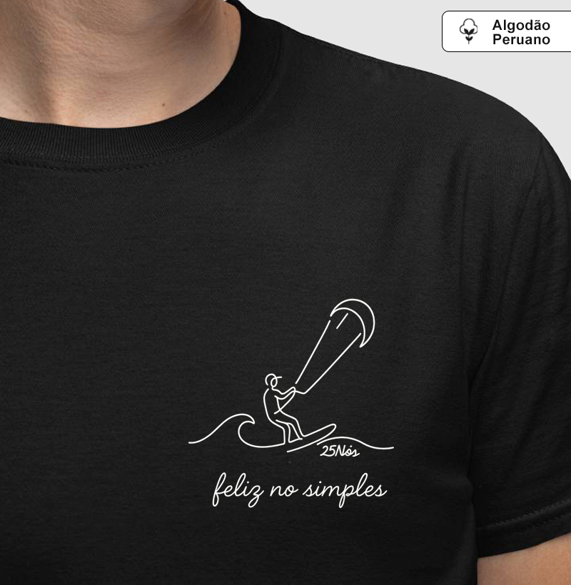 Feliz no Simples - Algodão Peruano