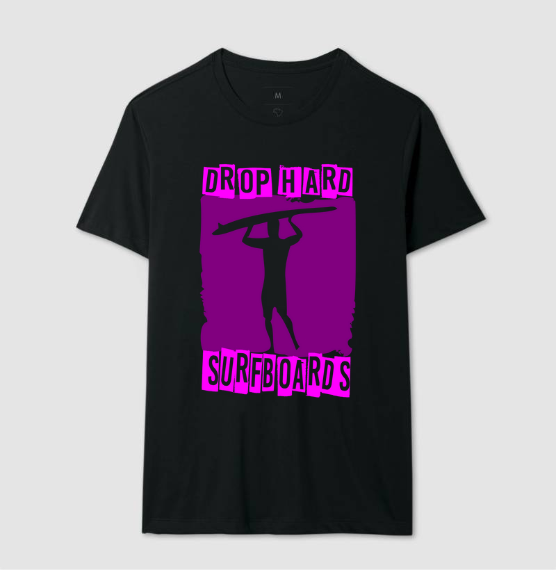 Camiseta basica drop hard surfboards