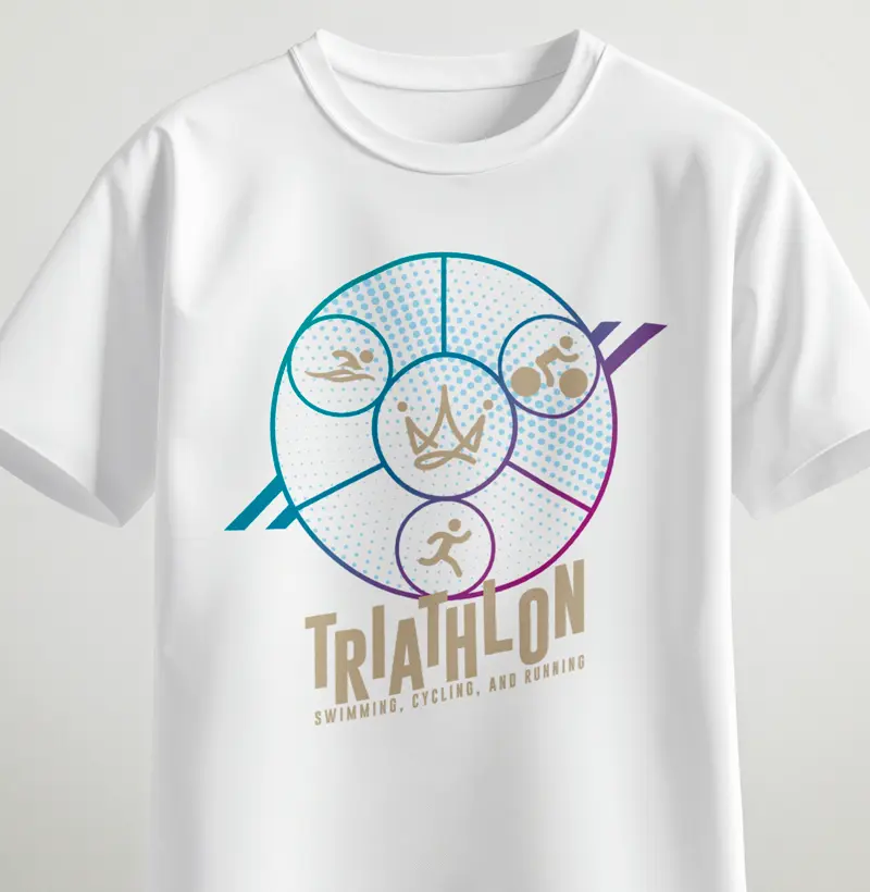 Triathlon - swimming cycling and running