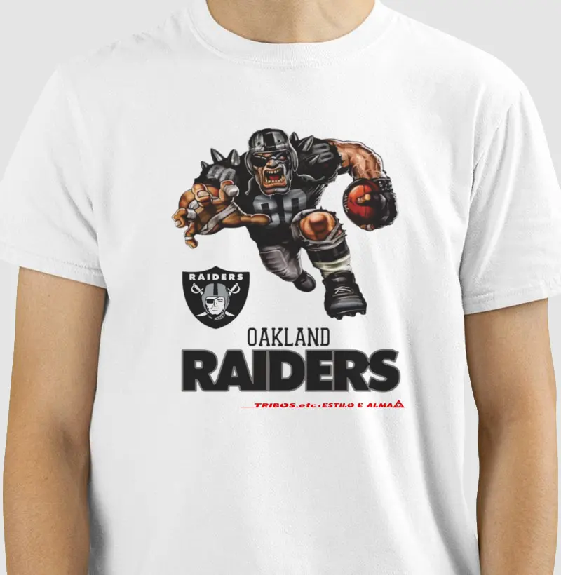 CAMISETA RESERVA.INK MASCULINA E FEMININA TRIBOS.etc  NFL RAIDERS