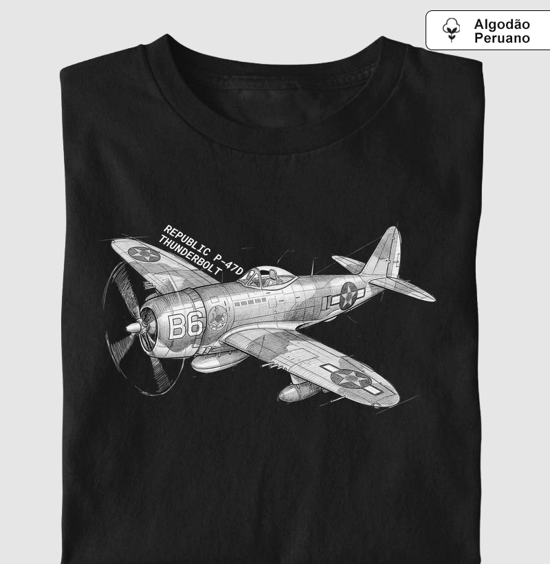 Republic P-47D Thunderbolt - Sketch