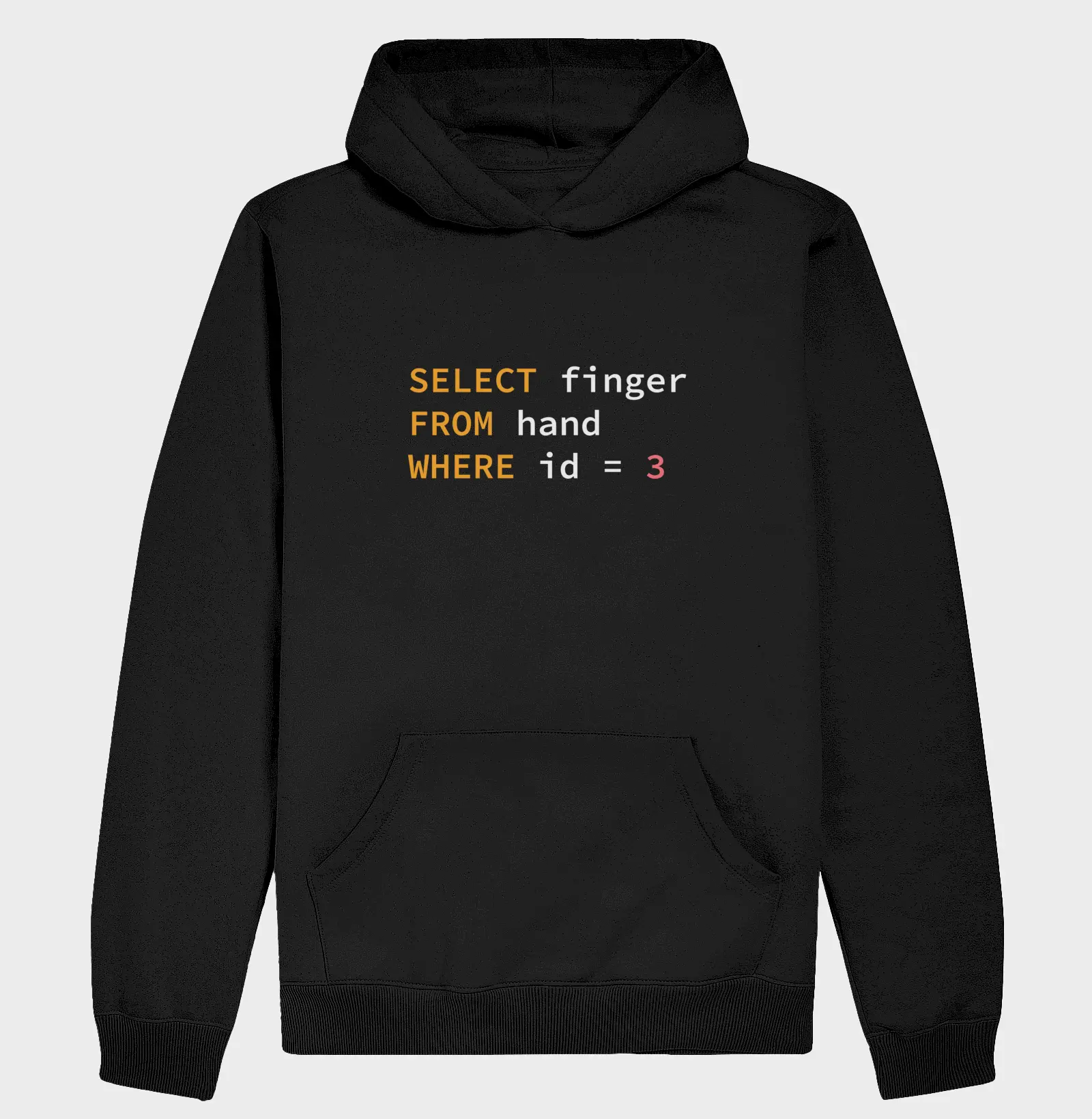 Hoodie Moletom SQL Select Finger