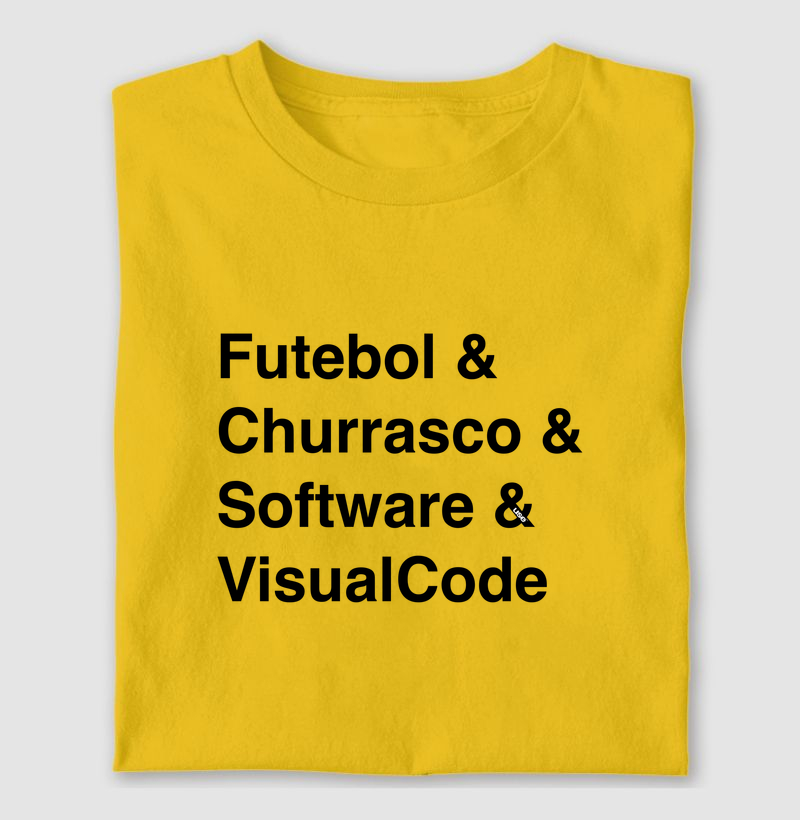 Futebol, Churrasco, Software & VisualCode