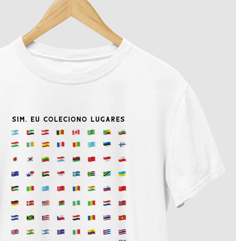 Sim eu coleciono lugares - Bandeiras