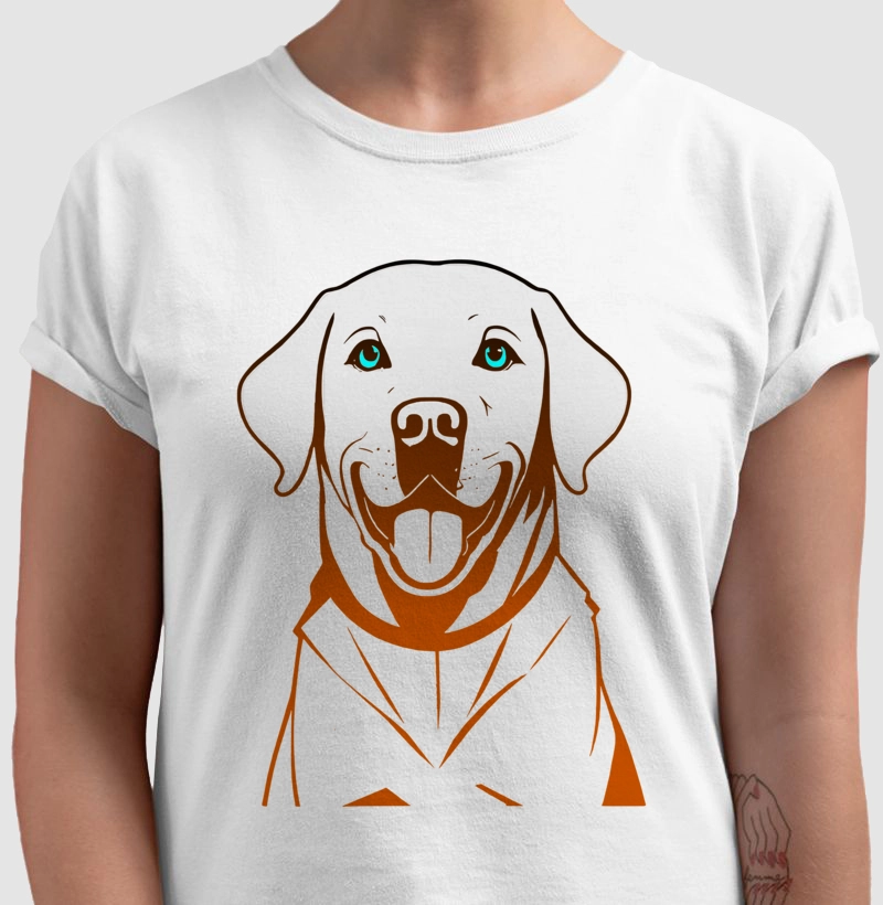 Camiseta Labrador Retriever degradê 2.0!