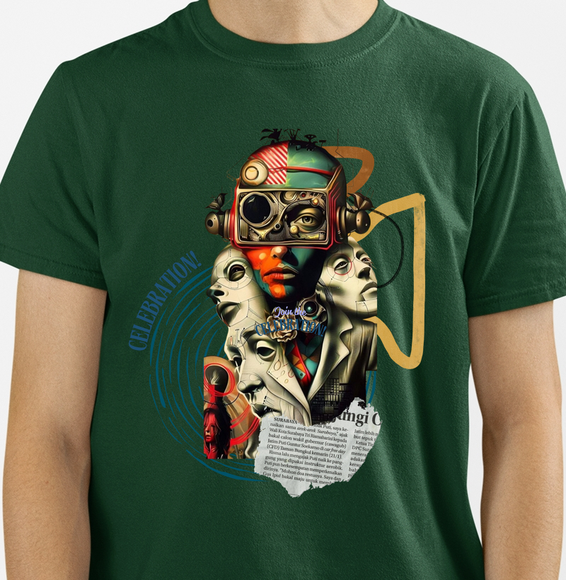 Camisa arte abstract 