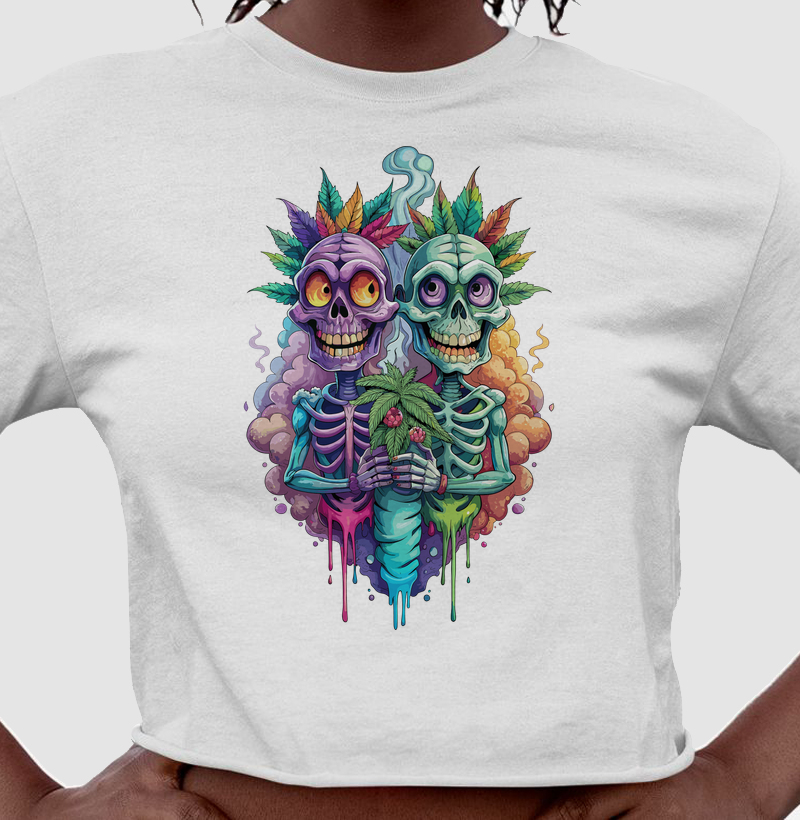 Cropped Skeleton Buddies