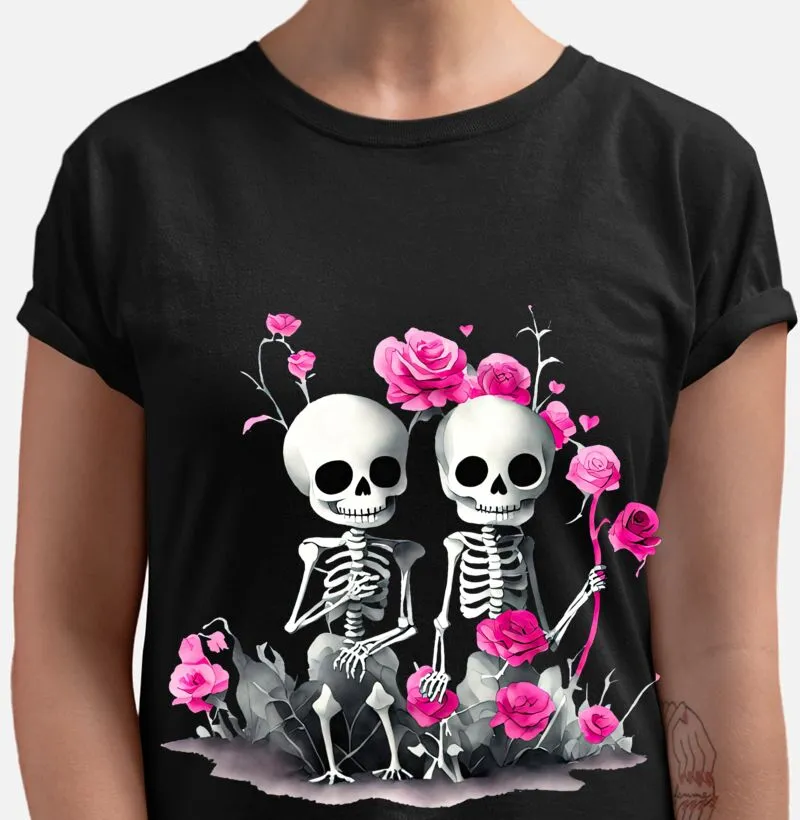 Esqueletos Rosas O Dia Dos Namorados