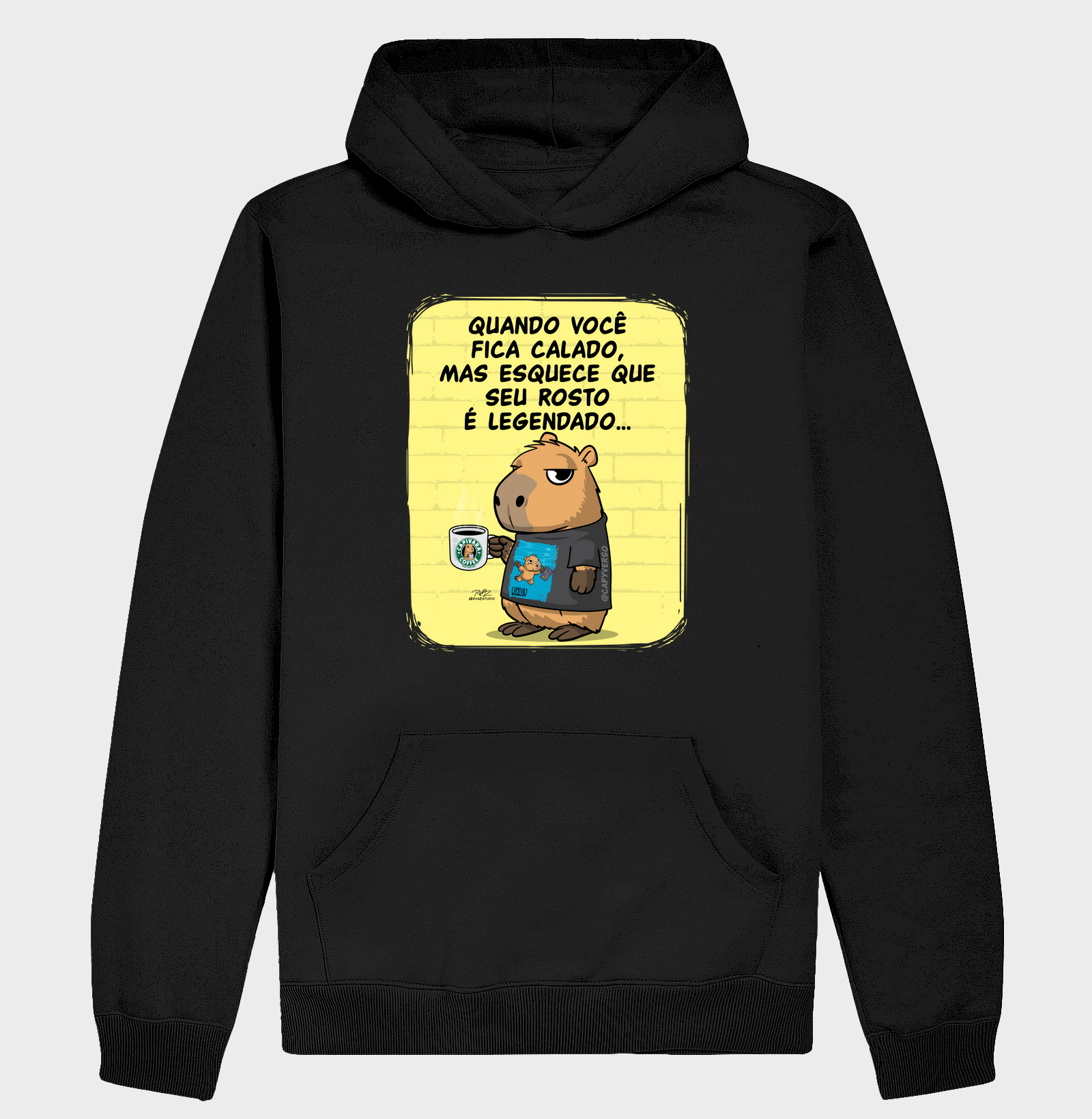 Camiseta Capivara Legendado