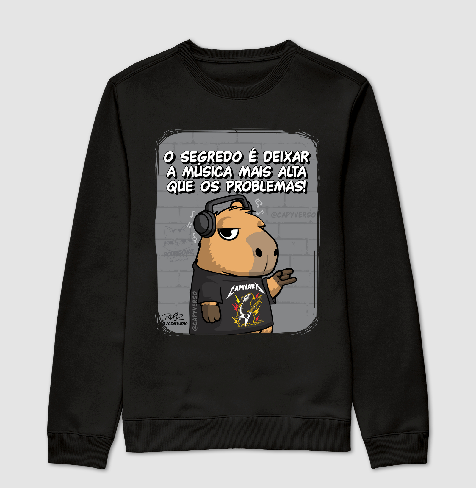 Camiseta Capivara Música