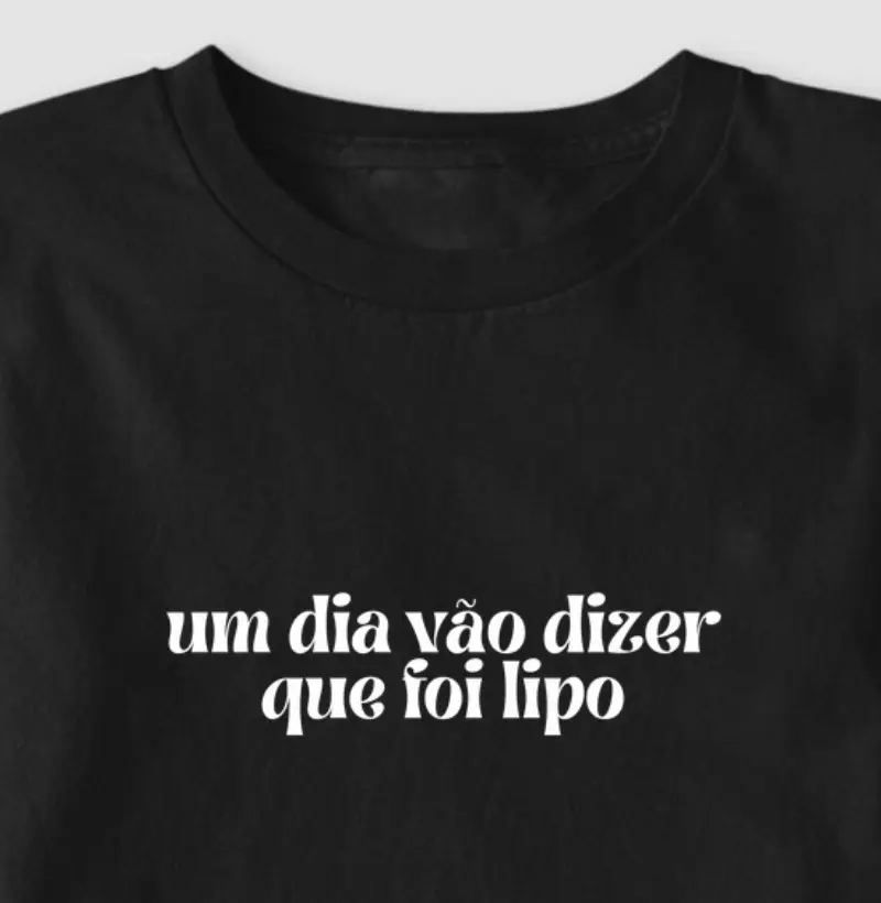 Vão dizer que foi lipo