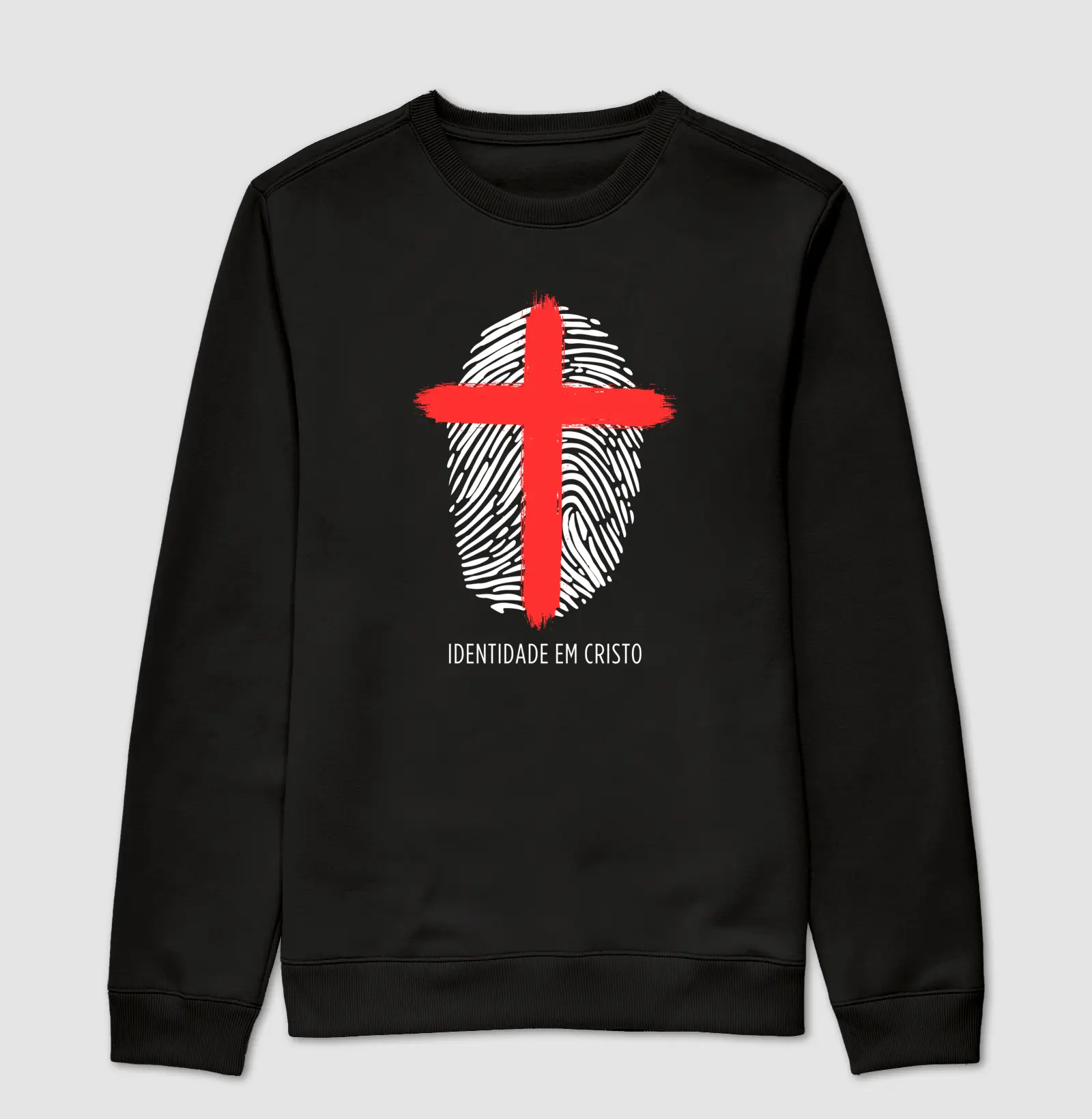 Moletom unisex - Identidade de Cristo - Estampa Grande