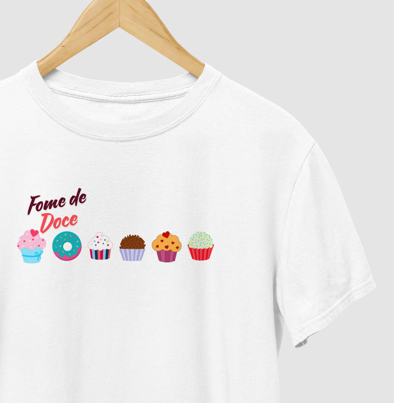 T-shirt fome de doce