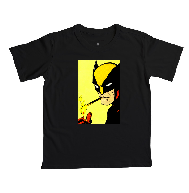 Wolverine is smoking