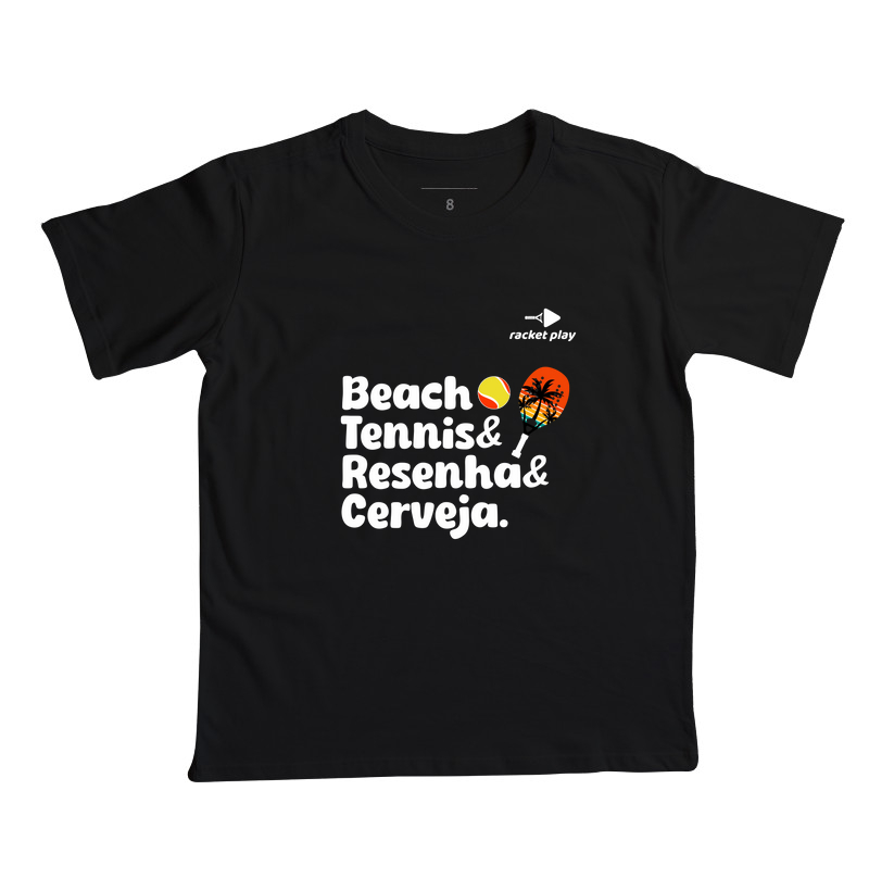 Camiseta Beach Tennis - Resenha e Cerveja