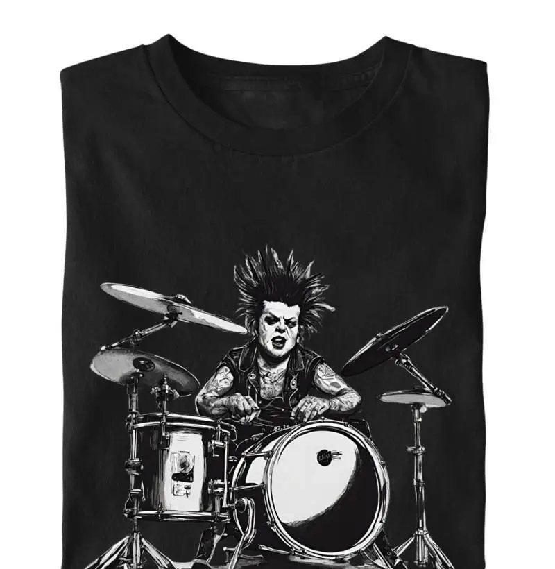 Camiseta Reserva Ink - Baterista Punk