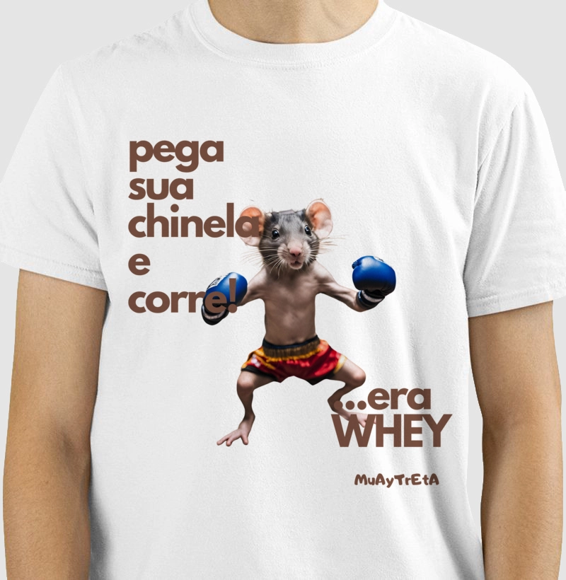 Pega sua chinela e corre, era whey!  - rato