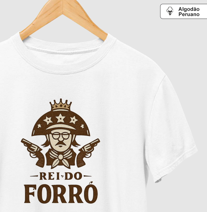 Lampião estilizado + “Rei do Forró”