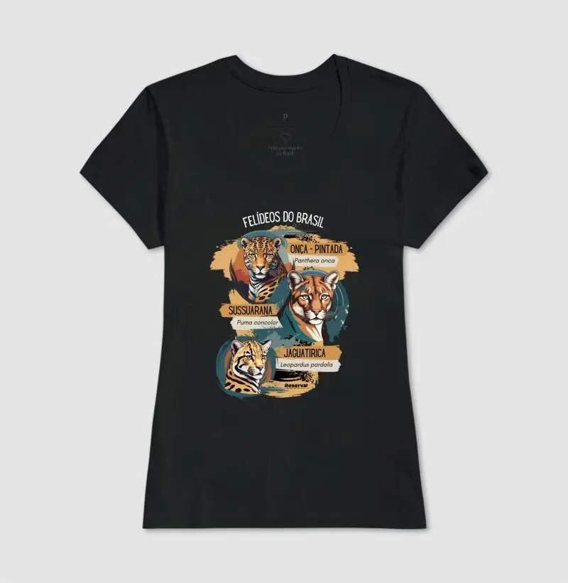 CAMISETA FELÍDEOS DO BRASIL