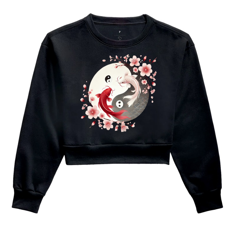 Yin Yang com Peixe Koi