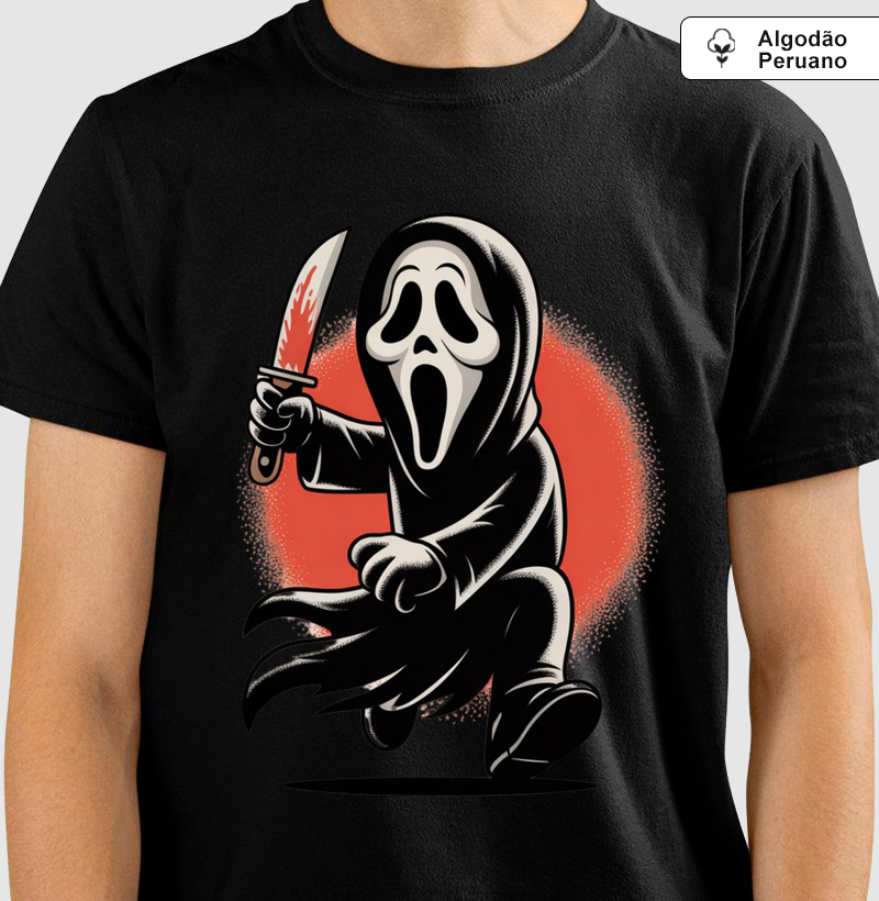 Camiseta "Ghostface" - Terror Fofinho