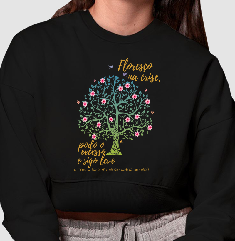 Floresço na crise.