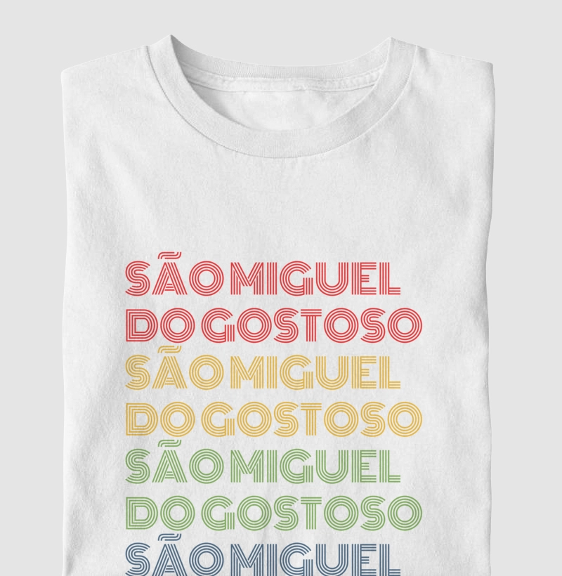 São Miguel do Gostoso Letreiro Retrô