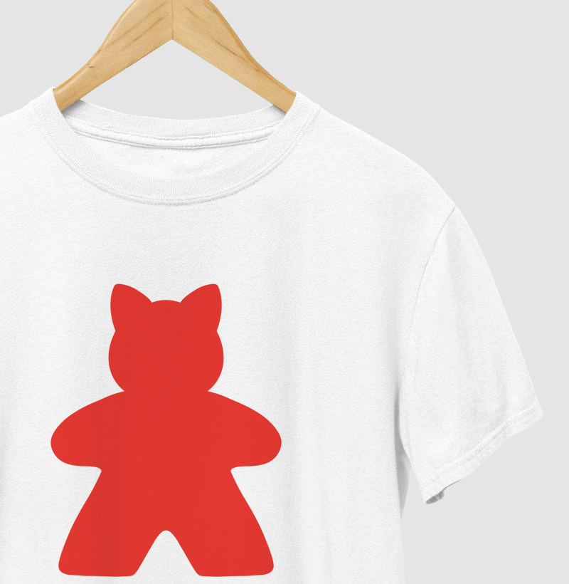Cat Meeple - Vermelho