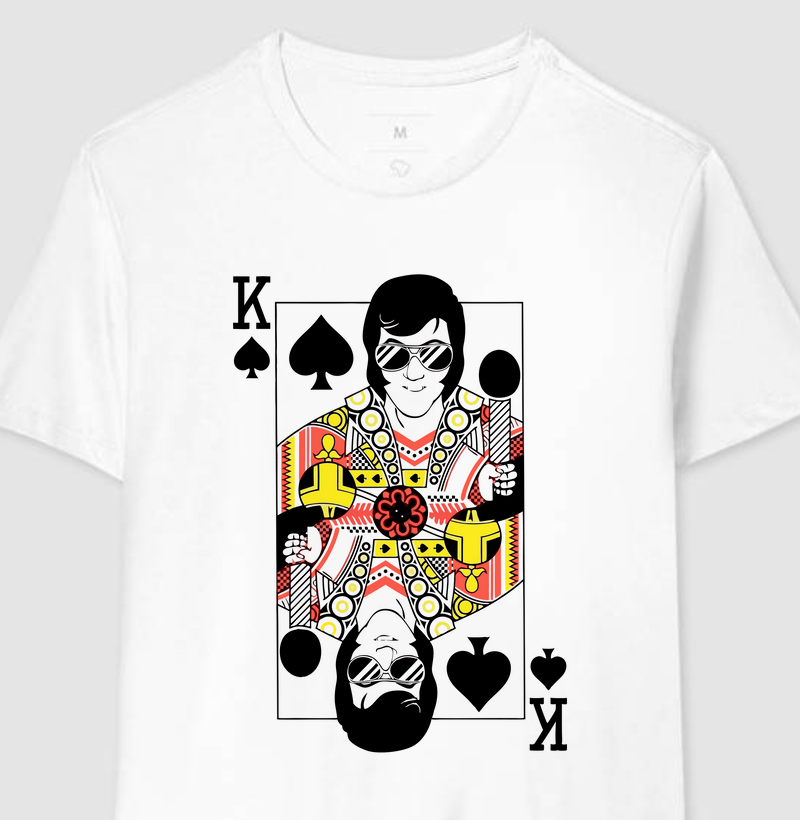 Camiseta Carta Rei do Rock and Roll